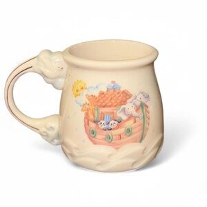 Lenox Noah’s Ark Child’s Mug – Vintage 1990s / 2000s